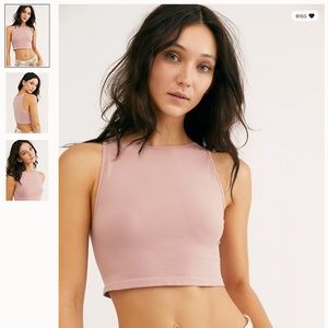 free people boatneck brami dusty rose M/L